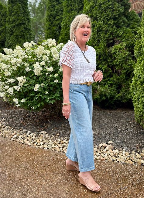 Chico's Summer Fashions For Women Over 50 Middle Aged Women Fashion, Tania Stephens, Over 50 Fashion, Chicos Fashion, Southern Fashion, Summer Fashions, Flattering Swimsuits, Middle Age Fashion, Middle Aged Women