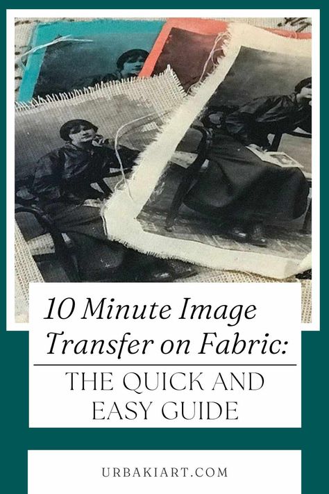 10 Minute Image Transfer on Fabric: The Quick and Easy Guide – Urbaki Art Photos On Fabric How To Put, How To Transfer Printed Image To Canvas, Ink Printing On Fabric, Transfer Photos To Fabric, Fabric Transfer Paper, Transfer Images To Fabric, Diy Photo Transfer To Fabric, Wax Paper Transfers To Fabric, How To Transfer Photos To Fabric