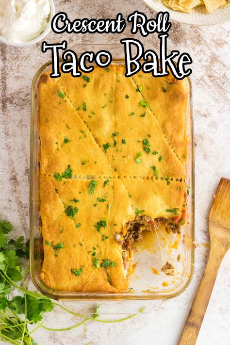 Crescent Roll Burrito Bake, Crescent Roll Enchiladas, Cresant Rolls Meals, Cresent Roll Taco Casserole, Taco Casserole Crescent Rolls, Pillsbury Crescent Taco Bake, Taco Cresent Rolls, Pillsbury Taco Bake, Croissant Taco Bake