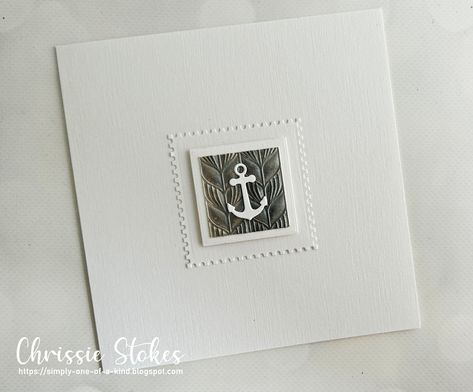 Here is another... - CAS with Friends Christine Ann Stokes Embossing Folder, Cards Handmade, Card Making, With Friends