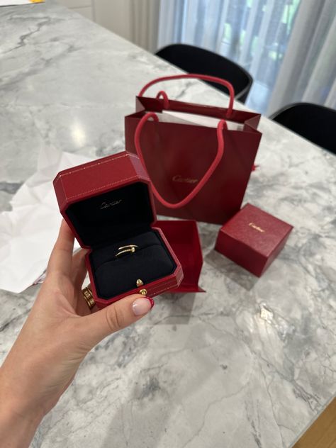 Bday gifts Juste Un Clou Ring Diamonds, Cartier Necklace Juste Un Clou, Cartier Un Clou Ring, Small Diamond Band, Just Un Clou Bracelet Cartier, Cartier Just Un Clou Ring, Juste Un Clou Ring, Cartier Juste Un Clou, Bday Gifts