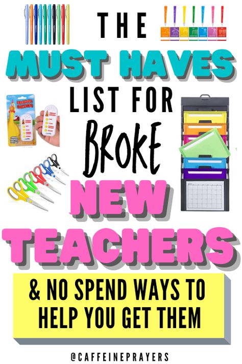 Classroom Needs List Teachers, New Teacher Must Haves, Amazon Teacher Must Haves, Teacher Supplies List, Classroom Supplies List, Elementary School Supplies, Teacher Wish List, Teacher Classroom Supplies, Teacher List