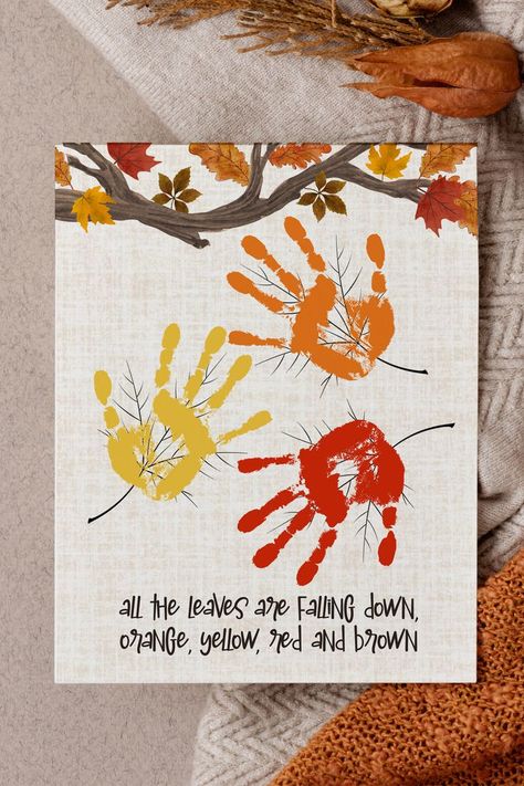 Handprint Leaf | Fall Handprint Crafts | Fall Crafts For Infants | Fall Poems For Kids | Fall Handprint Art | Fall Crafts For Preschool | Easy Fall Crafts For Kids | Thanksgiving Handprint Crafts | Thanksgiving Handprint Art | Fall Crafts For Preschool Fall Poems For Kids, Fall Crafts For Infants, Thanksgiving Handprint Crafts, Handprint Leaf, Thanksgiving Handprint Art, Crafts For Infants, Fall Poems, Fall Handprint Crafts, Thanksgiving Crafts For Toddlers