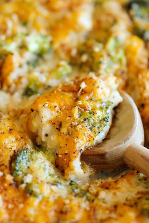 Broccoli Quinoa Casserole, Broccoli Quinoa, Quinoa Casserole, Cheese Casserole, Broccoli And Cheese, Quinoa Recipes, I Love Food, Casserole Recipes, Quinoa