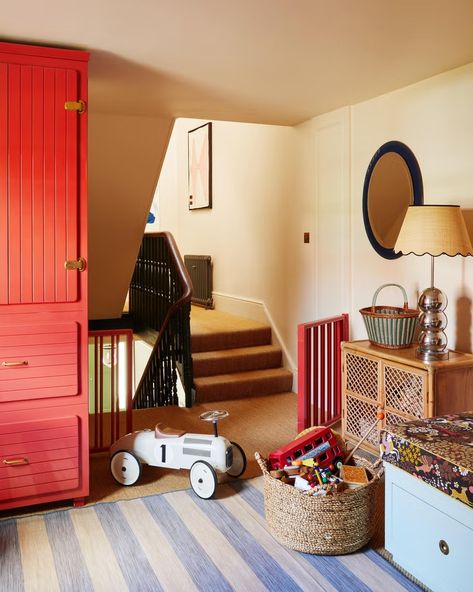 Maximalist Kids Room, Matilda Goad, Stair Gate, Room London, Old Chest, Shared Room, Spare Room, Baby Boy Rooms, Toddler Room