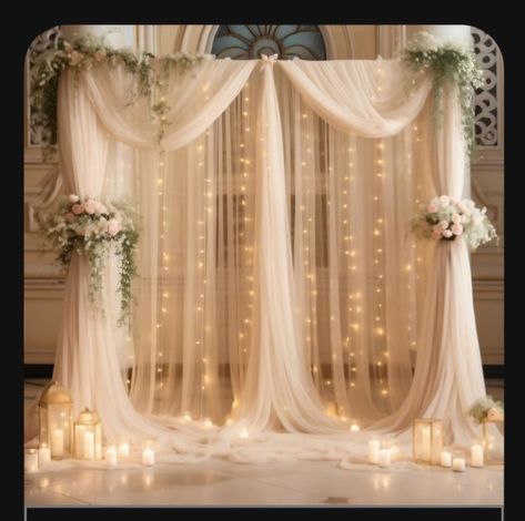 Wedding Decoration For Home, Wedding Place Decoration, Wedding Arch With Fairy Lights, Champaign Wedding Decor, Photobooth Balloon Backdrop, Desi Wedding Backdrop, Champagne Theme Party Decor, Photo Display For Wedding, Masquerade Photo Backdrop