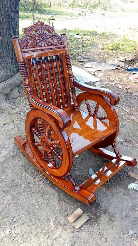 Wooden lawn chairs