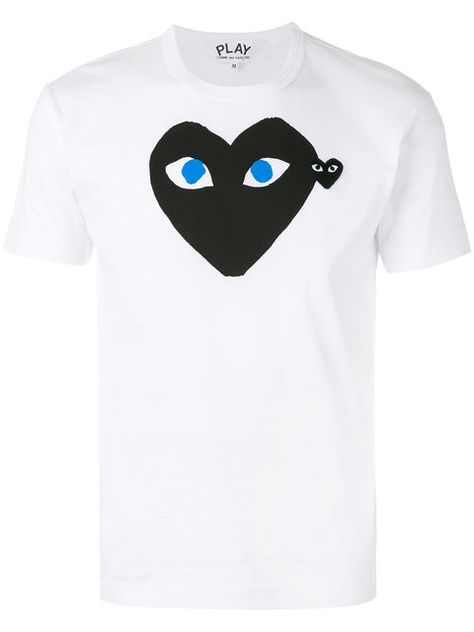 Play Hearts, Logo Play, Play Heart, Cdg Play, Play Comme Des Garcons, Comme Des Garcons Play, Logo Tee, Comme Des Garcons, Print Logo