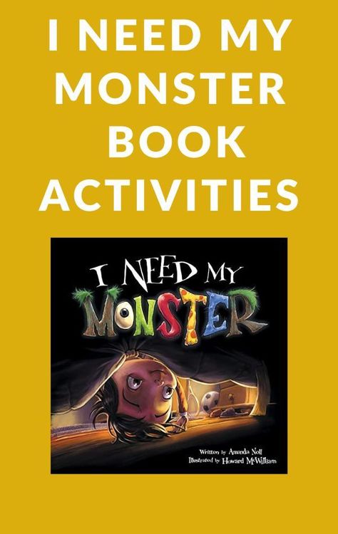 I Need My Monster and you need these I Need My Monster book activities to use with students to build literacy skills. #ineedmymonster #bookactivities #GrowingBookbyBook I Need My Monster Craft, Pre K Monster Activities, I Need My Monster Activities, There's A Monster In Your Book Activities, Create Your Own Monster, Only A Monster Book, There’s A Monster In Your Book, Predicting Activities, Best Toddler Books