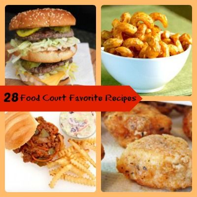 28 Food Court Favorite Recipes. Don't miss any of these easy fast food copycat recipes. They are quick and easy recipes for all cooks! Food Court Recipes, Secret Restaurant Recipes, Mcdonalds Recipes, Group Recipes, Copy Cats, Top Secret Recipes, Kitchen Witchery, Copykat Recipes, Copycat Restaurant Recipes