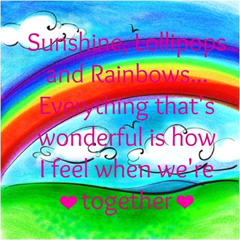 Sunshine, Lollipops and Rainbows... Everything that's wonderful is how I feel when we're together <3 ~Lesley Gore Song Lyrics, Sunshine Lollipops And Rainbows, Lesley Gore, Marriage And Family, Think Of Me, Love And Marriage, How I Feel, The Words, Lollipop