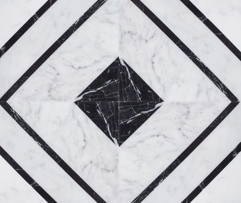 Rexford Marble Mosaic Tile. Jeff Lewis Tile Collection at Home Depot Kitchen Tile Floor Ideas, Waterjet Marble Design, Floor Paint Design, Tile Floor Ideas, Jeff Lewis Design, Kitchen Tile Floor, Luxury Marble Flooring, Tile Backsplash Ideas, Floor Pattern Design