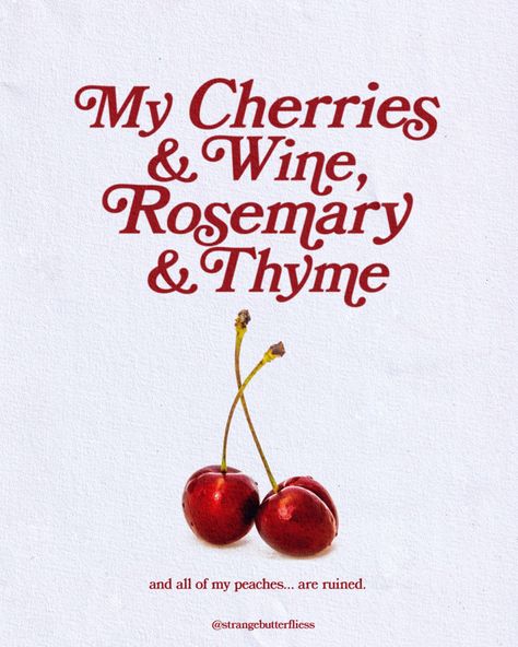 Cherry Poster Lana Del Rey, Lana Del Rey Life Imitates Art, Cherry By Lana Del Rey, Lana Core Aesthetic Wallpaper, Cherry Tattoo Lana Del Rey, Cherries Lana Del Rey, Lana Inspired Wallpaper, My Cherries And Wine Lana, Lana Del Rey Summer Aesthetic Wallpaper