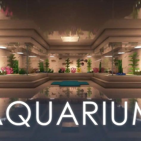 Are you searching for an aquarium build in Minecraft that will perfectly align with your modern builds? Then this Lavish Axolotl Aquarium in Minecraft is perfect for you! It features a stunning display of lighting effects and of course, top it off with an amazing shader, and you'll be able to have your own impressive aquarium in Minecraft. Check it out now! Credits to : PixieBuild Aquarium In Minecraft, Minecraft Design Ideas, Minecraft Fish Tank, Minecraft Aquarium Ideas, Minecraft Aquarium, Garden Minecraft, Minecraft Light, Build In Minecraft, Minecraft House Ideas