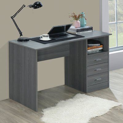 Workspaces Design, Redecorate Room, Classy Desk, Small Study Table, Computer Table Design, Gray Desk, Computer Desk Design, Study Table Designs, Office Table Design