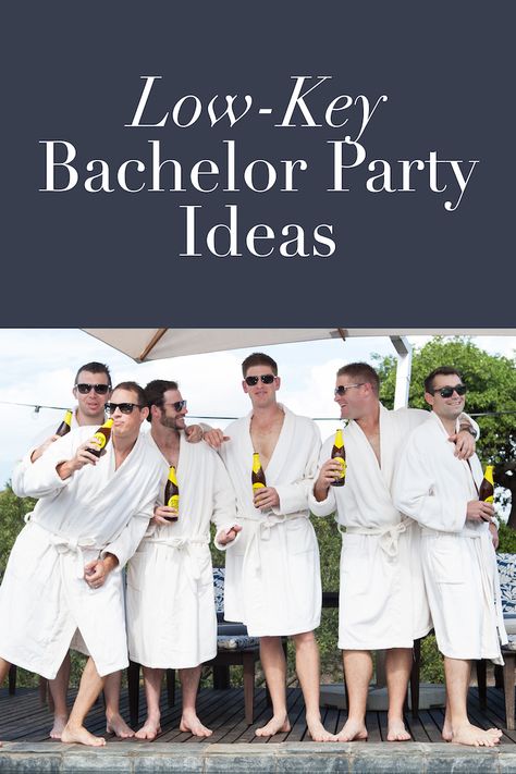 Low-Key Bachelor Party Ideas | Photo: Greg Lumley. Read Here: https://www.insideweddings.com/news/planning-design/10-fun-and-alternative-ideas-for-bachelor-parties/3014/ Ideas For Bachelor Party, Mens Bachelor Party, Bachelor Party Themes, Bachelor Party Ideas, Bachelor Party Games, Bachelor Party Favors, Bachelor Party Shirts, Outfit Ideas For Church, Bachelorette Bachelor Party