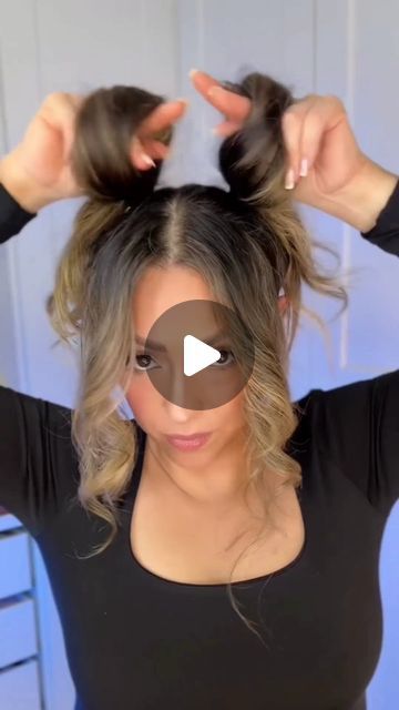 Awesome Hairstyles on Instagram: "The Best hair bun tutorials ❤️❤️ By @karlakazemi ❤️ . *No copyright infringement was intended. If you are the author of this video and do not want your video to be posted on this page, please contact me in DM and your video will be deleted as soon as possible. Thank you 🤗 . #hairstylevideo #hairglamvideos #tutorialhairdo #hotd #hairvideotutorial #braidtutorial #braidsofinstagram #hairdecoration #hairvideo #cutehairstyles #hairstyletutorial #tutorialhair #hairideas #videohair #hairoftheday #hairtutorial #hairstyle #hairvideoshow #braidoftheday #naturalhairtutorial" Big Hair Day At School, Up Style For Long Hair, Housekeeper Hairstyles, Hair Up Styles Long Hair, Hair Styles In A Bun, 2 Hair Buns For Long Hair, How To Make A Hair Bun Tutorials, Updo For Long Hair Easy, Easy Updos For Long Hair Wedding Guest Diy