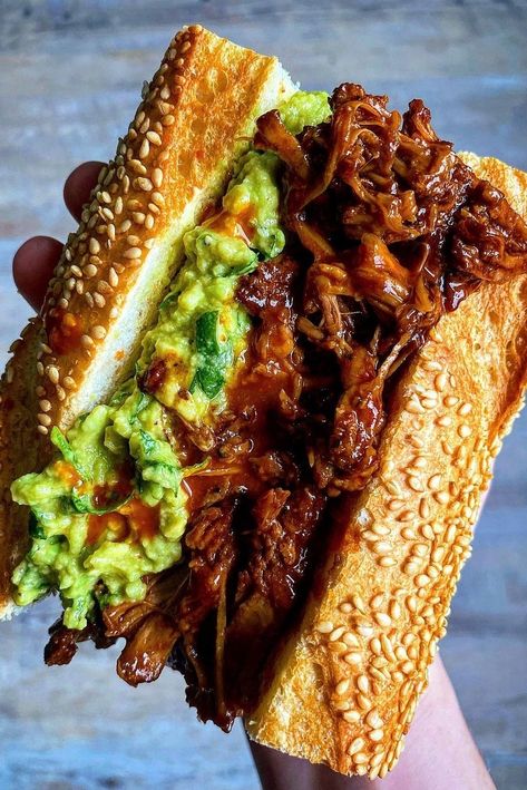 Pulled Pork Hot Dog, Pulled Meat Sandwiches, Dishes With Pulled Pork, Sandwiches With Coleslaw, Artisan Sandwiches, Pulled Pork Wrap, Christmas Pork, Best Pulled Pork, Pork Sandwich Recipes