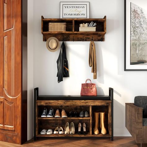 Coat rack entryway