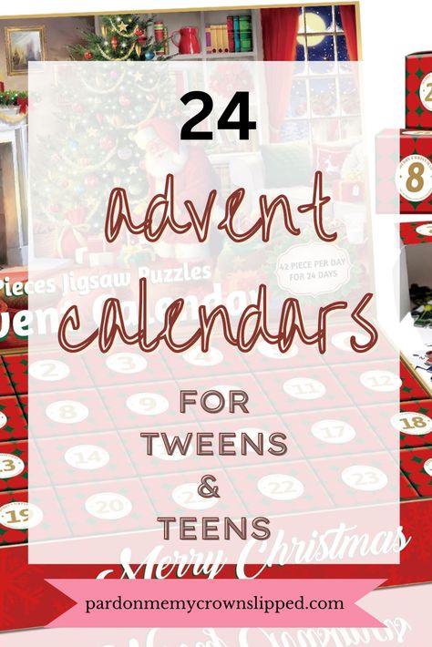 Best Advent Calendar For Teens, Diy Advent Calendar For Teens, Teen Boy Advent Calendar, Advent Calendar Older Kids, 2022 Advent Calendars For Boys Age 8, Avent Calendar, Cool Advent Calendars, Advent Calendar Activities, Holiday Lip