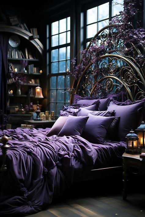 Bedroom Lake House, Green Bedroom Aesthetic, Dark Blue Bedroom, Classy Bedroom Decor, Bedroom Comfy, Bedroom Castle, Bedroom Decor Dark, Preppy Bedroom Decor, Lake House Bedroom