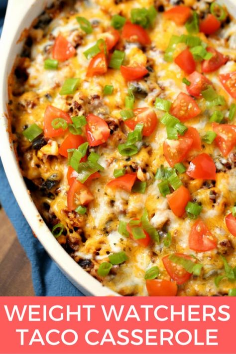 Aug 27, 2019- This Weight Watchers Taco Casserole Recipe is a variation of my favorite Weight Watchers friendly Casserole With Ground Turkey, Weight Watchers Casserole, Sandwich Vegetarian, Weight Watchers Meals Dinner, Weight Watchers Meal Plans, Weight Watchers Recipes Desserts, Weight Watchers Chicken, Weight Watcher Dinners, Resep Diet