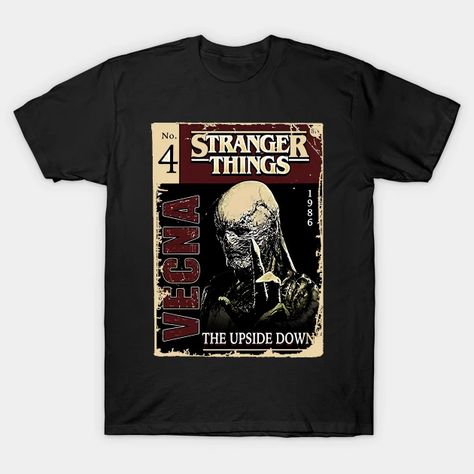 Stranger Things 4 & Vecna Comic Short - Stranger Things - T-Shirt | TeePublic Stranger Things Merchandise, Stranger Things Tshirt, Stranger Things 4, Stranger Things, Cool Shirts, Shirt Designs, Tshirt Designs, Comics, T Shirts