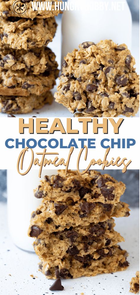 Oatmeal Chocolate Chip Cookies Healthy, Low Cholesterol Cookies, Healthy Chocolate Chip Cookies Oatmeal, Heart Healthy Cookies Recipes, Chocolate Oatmeal Cookies Healthy, Chia Seed Chocolate Chip Cookies, Healthy Oatmeal Chocolate Chip Cookies, Oatmeal Chocolate Chip Cookie Recipe Healthy, Low Calorie Oatmeal Cookies