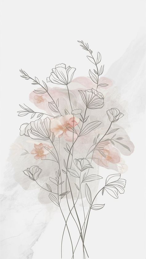 Experience the perfect blend of purity and sophistication with our elegantly minimalist white iPhone wallpaper. The pristine, soft white background exudes tranquility, while delicate line art of intertwining flowers in light pastel tones adds an artistic touch without overwhelming the simplicity. The gentle watercolor wash and faint marble effect create depth and interest, enhancing the clean, serene, and refined aesthetic. Ideal for those who appreciate style and elegance seamlessly intertwined with a subtle artistic flair. Gentle Wallpaper Iphone, White Minimalist Wallpaper Iphone, Flowers Minimalist Wallpaper, Wallpaper Iphone Elegant, Cute Aesthetic Wallpaper Iphone Pastel, Marble Aesthetic Wallpaper, Minimal Flower Wallpaper, Elegant Wallpaper Iphone, Minimal Wallpaper Aesthetic