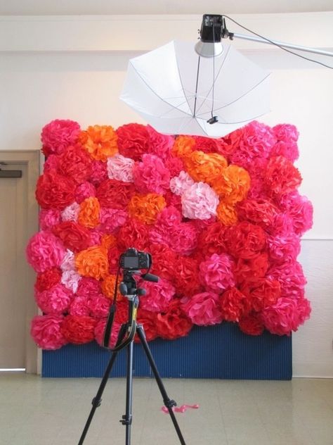 Tissue Paper Bouquet | Community Post: 15 Insanely Awesome DIY Wedding Photo Booth Backgrounds Diy Wedding Photo Booth, Tissue Paper Flowers Diy, Tissue Flowers, Photo Booth Background, Paper Bouquet, Diy Photo Booth, Wedding Photo Booth, Paper Flower Backdrop, Tissue Paper Flowers