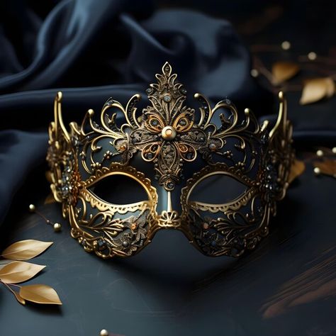 Beautiful Masquerade Masks, Black And Gold Masquerade Mask For Men, Fairytale Masquerade Ball, Celestial Masquerade Mask, Venetian Mask Aesthetic, Gold Masquerade Dress, Masquerade Ball Outfit Ideas, Fantasy Masquerade Ball, Masquerade Mask Ideas