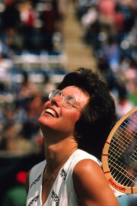 Billie Jean King (USA) - 1978 US Open Mixed Doubles, early rounds. Photographer: June Harrison Tennis Rules, Billy Jean, Sporting Legends, Tennis Party, Tennis Legends, Billie Jean, Vintage Tennis, Billie Jean King, Tennis Club