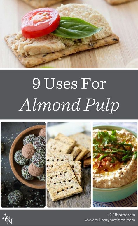 Making Almond Milk, Almond Pulp Recipes, Juice Pulp Recipes, Pulp Recipes, Almond Cow, Pulp Recipe, Almond Milk Recipes, Back Relief, Almond Meal