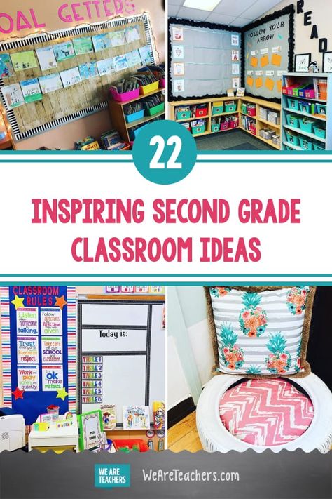 2nd Grade Classroom Ideas, 4th Grade Classroom Setup, Fourth Grade Classroom, Classroom 2023, Second Grade Classroom, 2nd Grade Class, Teaching Second Grade, We Are Teachers, Elementary Classroom Decor