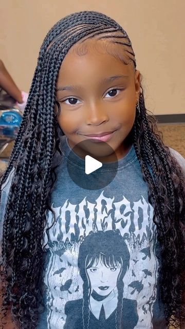 ThePinkyAffect on Instagram: "Kimora Skyyyy🌸" Cute Kids Hairstyles Braids, Fulani Braids Hairstyles Kids, Kid Knotless Braids With Beads, Fulani Braids On Kids, Lemonade Fulani Braids Kids, Kids Braided Hairstyles Natural Hair Without Beads, Braids On The Side Of Head, Girl Braids Hairstyles Kids Black Little Easy, Kids Half Up Half Down