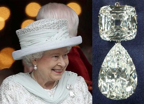 Queen Elizabeth II 10 most famous and valuable jewels of | The Jewellery Editor Royal Brooch, Queen Elizabeth Jewels, Ratu Elizabeth, Cullinan Diamond, Royal Crown Jewels, Rainha Elizabeth Ii, Queens Jewels, Royal Crowns, Reine Elizabeth