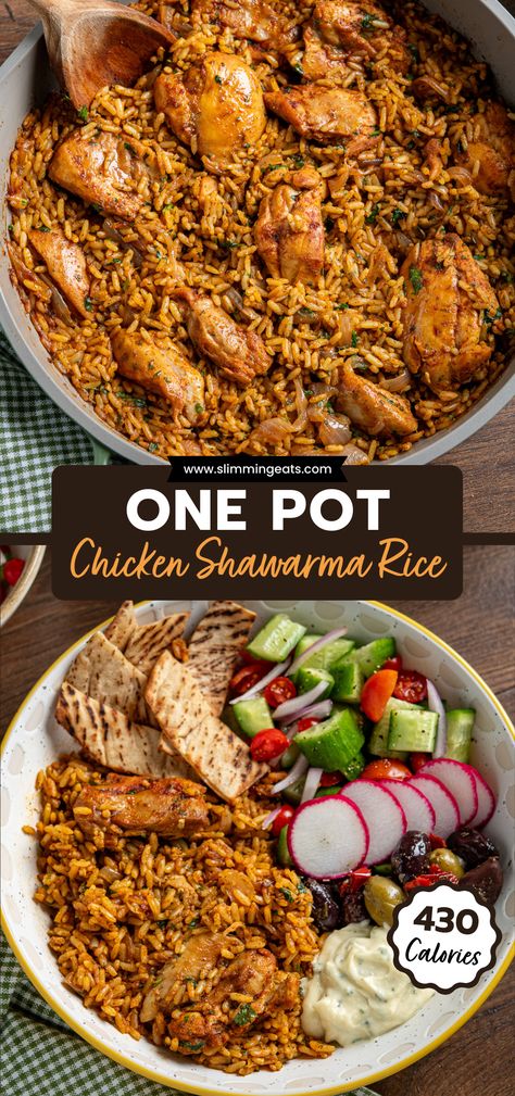 East Good Meals, Yummy White Rice Recipes, One Pot Food Recipes, One Pan Rice Dishes, Quick Flavorful Dinners, Delicious One Pot Meals, Quick Chicken Rice Recipes, Rice Dish Ideas, Chicken Recipes From Around The World