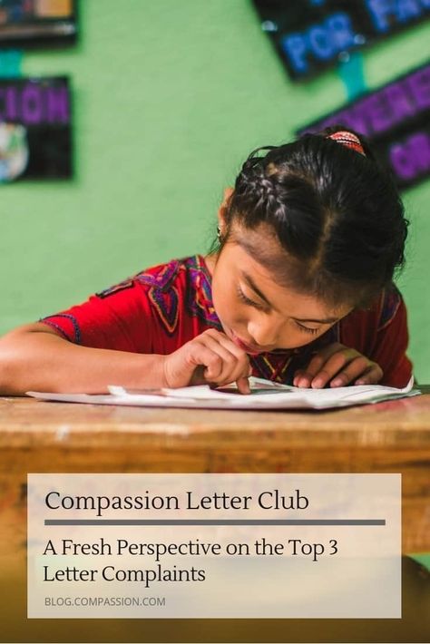 A Fresh Perspective on the Top 3 Letter Complaints | Compassion International Blog Family Resolutions, Church Outreach, Keep Writing, Compassion International, Words Of Love, Teaching Second Grade, Fresh Perspective, 3 Letter, Cool Lettering