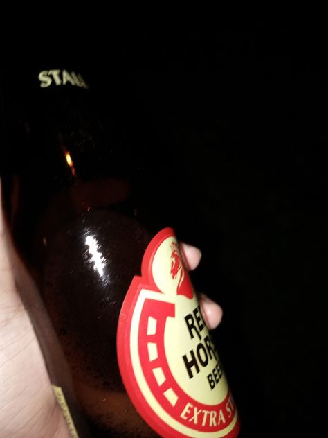 Redhorse Beer Bottle, San Mig Light Prank, Beer Prank Picture, San Miguel Beer Aesthetic, Red Horse Beer Drinks, Redhorse Beer Aesthetic, Redhorse Beer Prank, Red Horse Beer Aesthetic, I'm Sick Instagram Story