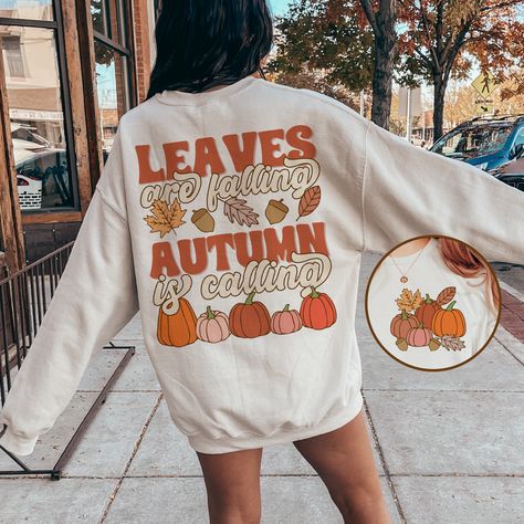 Fall Shirt Ideas For Women, Cute Fall Shirts Vinyl, Fall Tees For Women, Sweatshirts Cricut, Fall Shirt Ideas, Fall Shirts Vinyl, Halloween Tshirt Designs, Fall Long Sleeve Shirts, Harvest Festivals