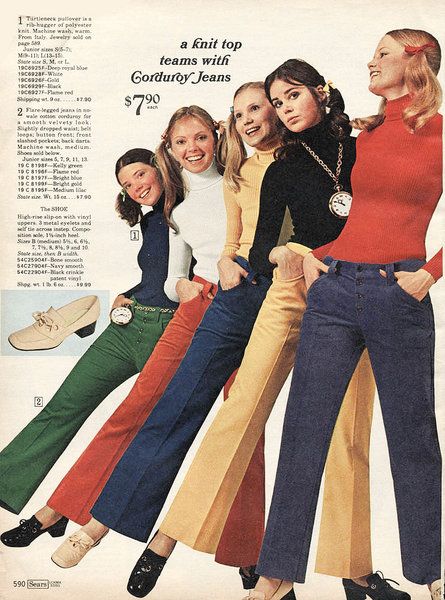 70's 2024 Clothes, Decades Fashion, Cord Jeans, Ruby Tuesday, Fashion Ads, 70’s Style, 60s 70s Fashion, 60s And 70s Fashion, 70s Inspired Fashion