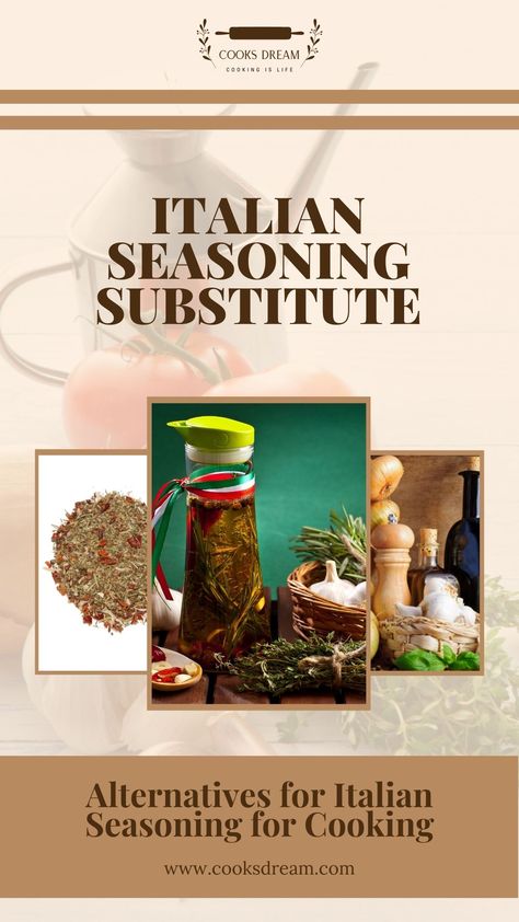 Substitute Ingredients, Italian Seasoning Recipe, Italian Dressing Mix, Savory Herb, Italian Life, Making Pasta, Herb Seasoning, Lamb Roast, Ingredient Substitutions