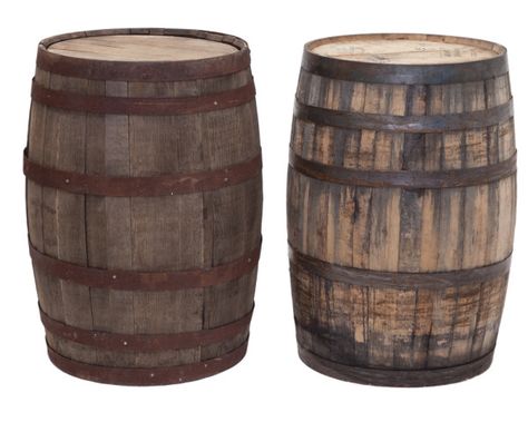 Barrels | Violet Vintage Rentals Wooden Barrel Table, Barrel Table Ideas, Whiskey Theme Party, Barrel Bar Table, Electrified Wood, Whiskey Barrels For Sale, Wine Barrels For Sale, Used Whiskey Barrels, Blackberry Brandy