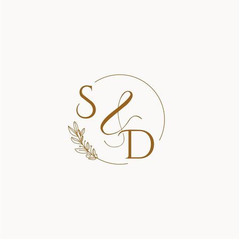 Couple Monogram Design, Wedding Initials Logo, Initials Wedding Invitation, Sd Logo, Hindu Wedding Invitation Cards, Logo Online Shop, Logo Design Love, Letter Art Design, Couples Monogram