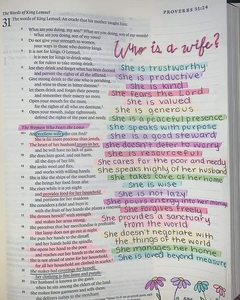 Proverbs 31. Definition of a wife. #encouragement #bible Proverbs 4:23-27, Bible Verses For Being A Better Wife, Bible Definitions Words, Bible Study Plans For Women Small Groups, Bible Battle Cards, Proverbs 31 Bible Study Notes, Proverbs 31 Bible Journaling Art, Proverbs 31 Morning Routines, Becoming A Woman Of God