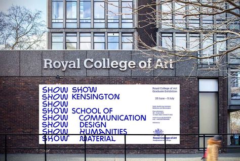 Boutique Graphic Design, Art College, Another Day In Paradise, Design Rules, Art Degree, Royal College Of Art, Dance Routines, Typeface Design, Environmental Design