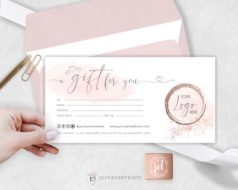 Excited to share the latest addition to my #etsy shop: DIY Gift Certificate Template Gift Voucher Certificate Download Printable Voucher Editable Gift Card Printable Marketing Certificate 01 https://etsy.me/3m4UwCD #instantdownload #customcard #insertcard Gift Voucher Beauty Salon, Gift Voucher Template Printable Free, Gift Card Beauty Salon, Gift Card Design Voucher, Digital Gift Card Design, Gift Voucher Design Ideas, Gift Card Design Ideas, Gift Voucher Design Templates, Gift Certificate Design