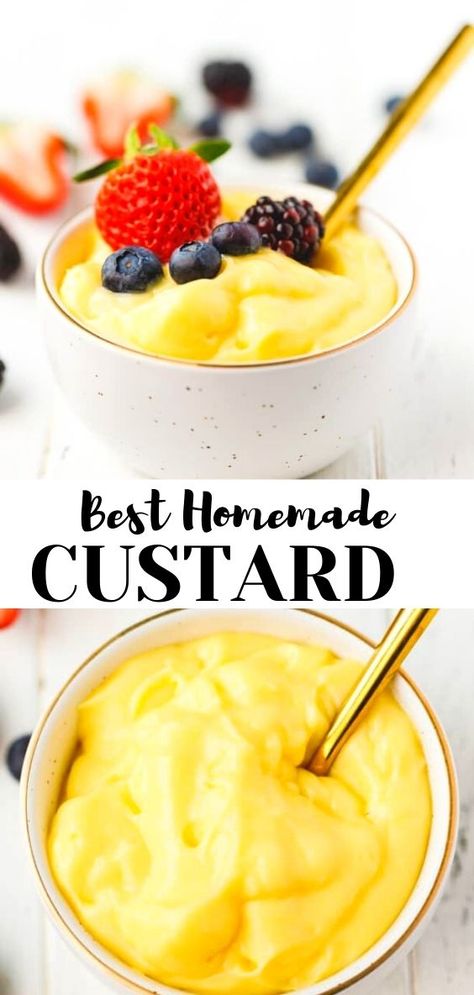 How To Make Vanilla Custard, How To Make Custard Pudding, Pastry Creme Recipe, Best Custard Recipe, How To Make Custard Easy, Custard Recipe Videos, Tart Cream Filling, Vanilla Custard Recipe Easy, Home Made Custard Recipes