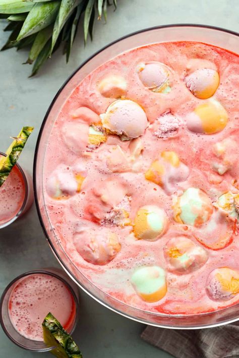 Sherbet Punch Strawberry Milk Recipe, Korean Strawberry Milk, Dole Pineapple Whip, Lemon Coconut Cake, Korean Strawberry, Sherbet Punch Recipes, Cream Cheese Pie Recipes, Sherbet Punch, Lemon And Coconut Cake