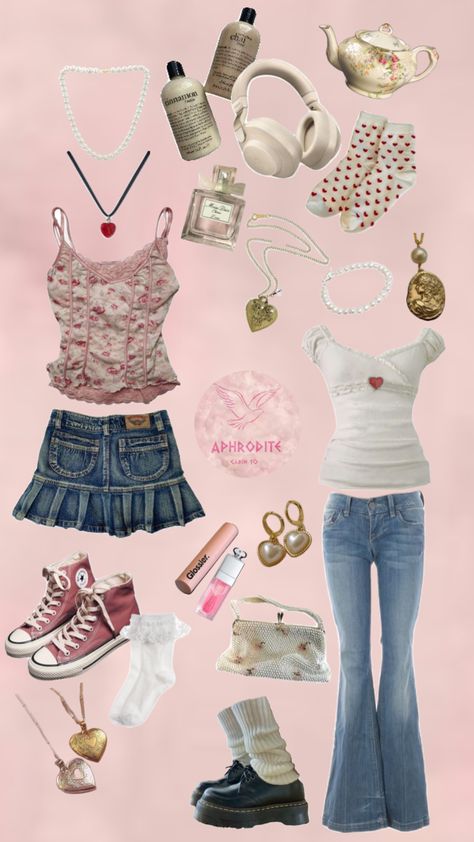 #aphrodite #daughterofaphrodite #outfit #percyjackson #cabin10 Cabin Outfit, Aphrodite Cabin, Cabin 10, Percy Jackson Outfits, Hermione Granger, Girly Outfits, Aphrodite, Outfits Aesthetic, Percy Jackson